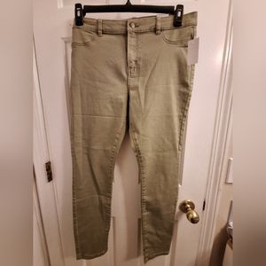 Jeggings green size 10